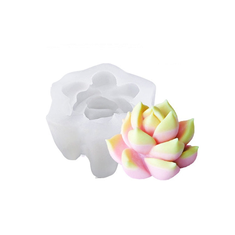 Fleshy Three-Dimensional Candle Silicone Mold DIY Handmade Soap Aromatherapy Epoxy Mold
