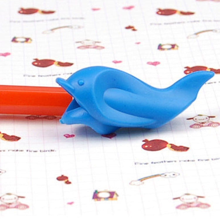 100PCS Student Dolphin Pen Writing Posture Correction Device, Random Color