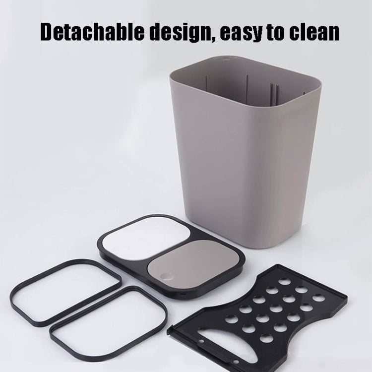 Dry And Wet Classification Press Trash Can Household Kitchen Paper Basket
