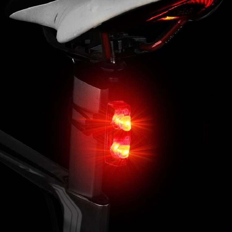 Magnetic Induction Taillight Bicycle Self-Generation Induction Taillight Waterproof Night Riding Safety Warning Light