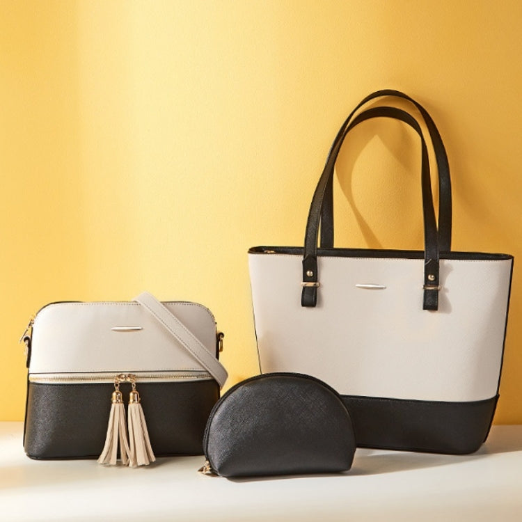 3 in 1 Fashion Simple Lady Diagonal Large Capacity Handbag Letter Bag