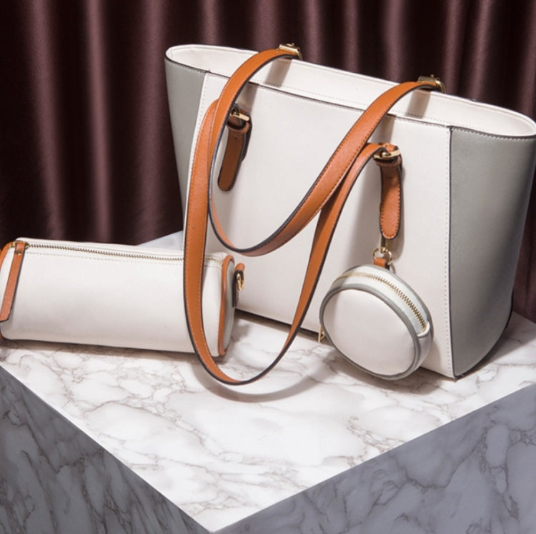 3 in 1 Fashion Simple Lady Diagonal Large Capacity Handbag