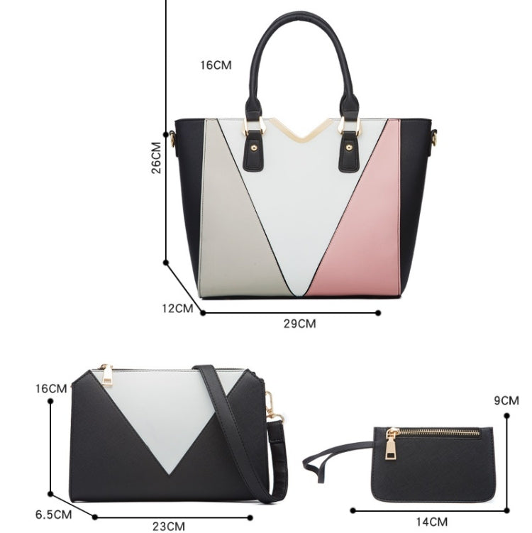 4 in 1 Fashion All-Match Diagonal Ladies Handbags Large Capacity Bag