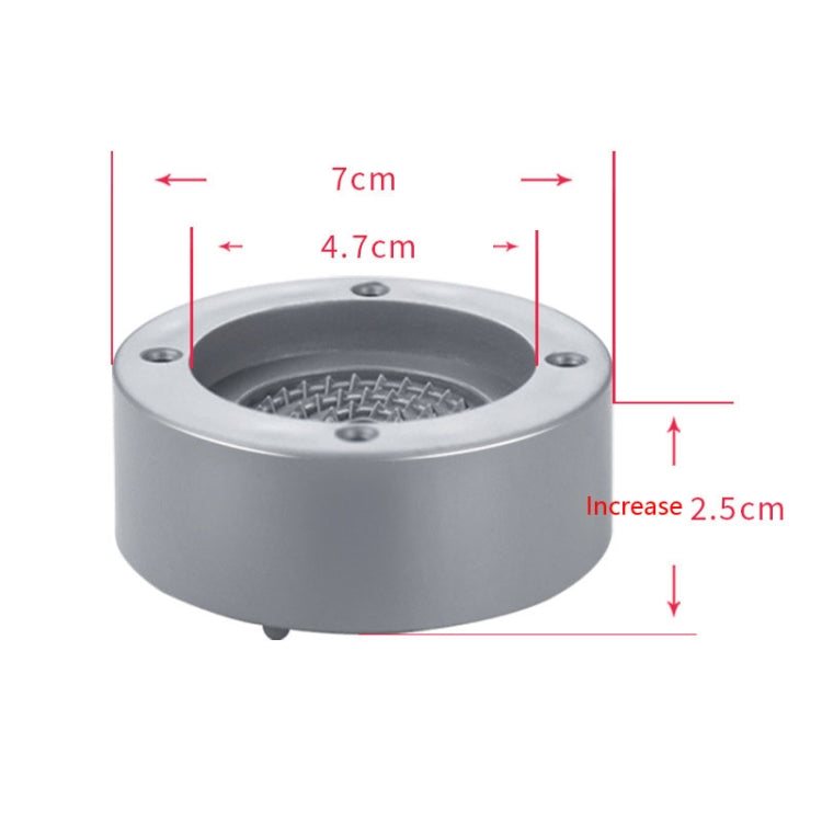 4 PCS / Set Furniture Home Appliance Washing Machine Rubber Foot Mat Moisture-Proof Shock Absorption Heightened Foot Mat Base