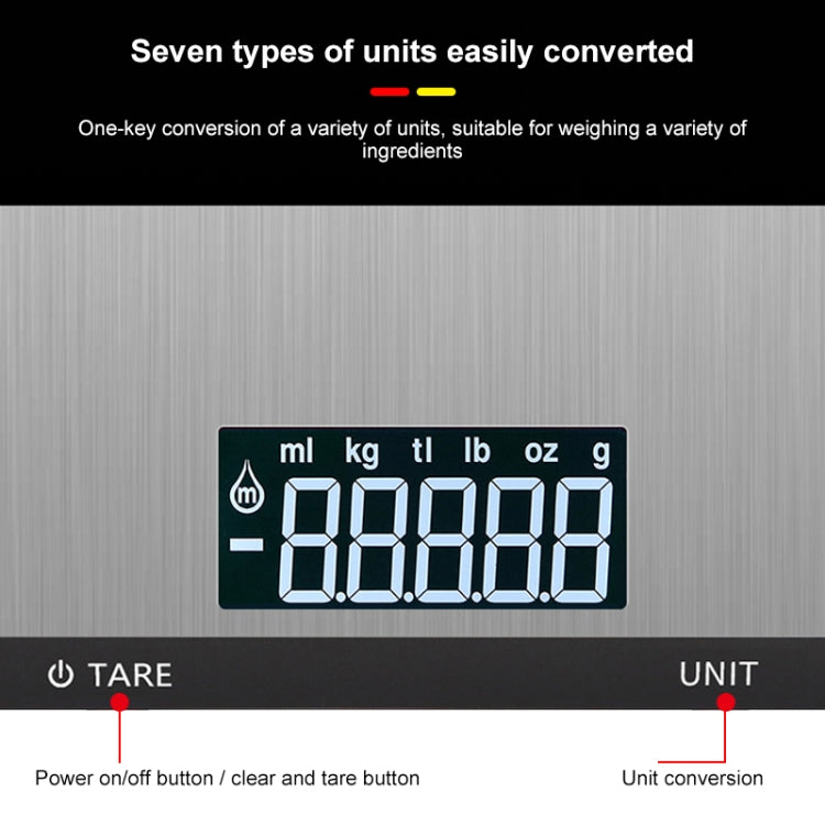 Stainless Steel Kitchen Scale Household Food Electronic Scale