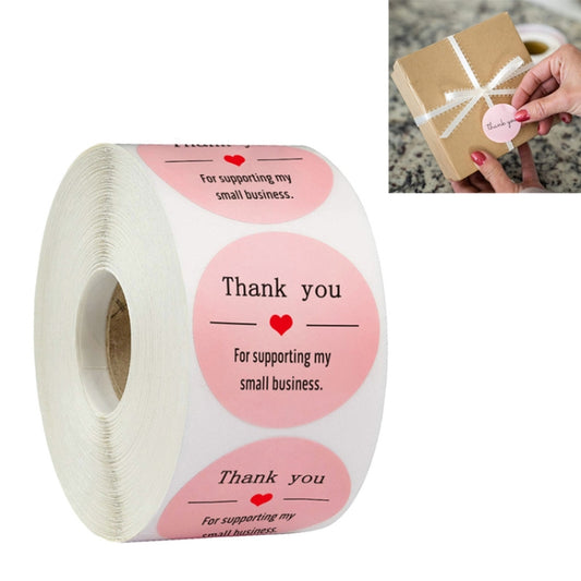 Thank You Sticker Label, Size: 2.5cm / 1 inch