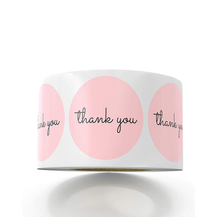 Thank You Sticker Label, Size: 2.5cm / 1 inch