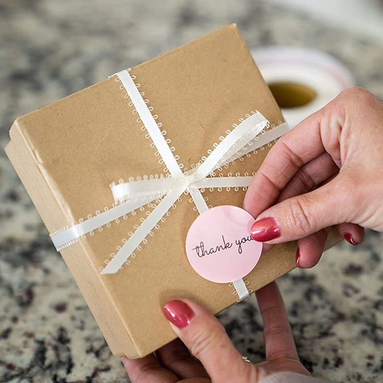 Thank You Sticker Label, Size: 2.5cm / 1 inch