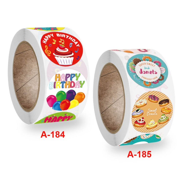Children Happy Birthday Stickers Decorations Greeting Cards Label