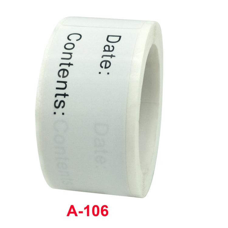 10 PCS Roll Home Kitchen Food Marking Date Sticker Label