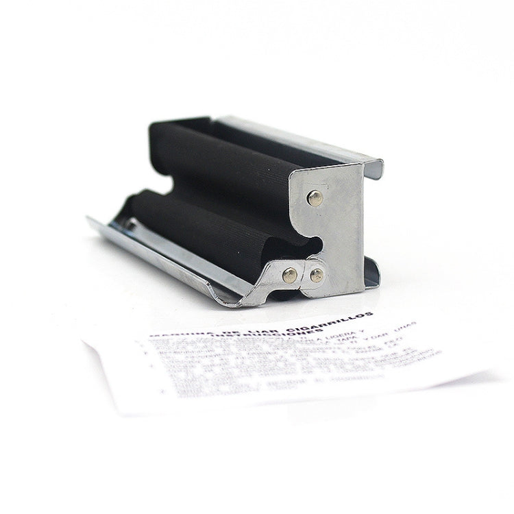 2 PCS Automatic Metal Cigarette Maker With Lid, Specification: 7.3x2.6x2cm