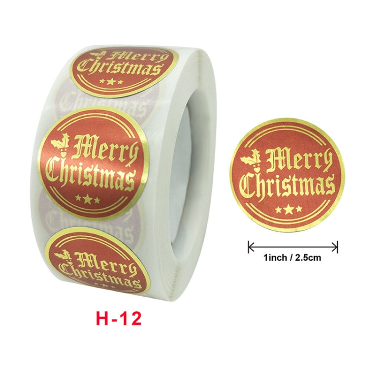 5 PCS Christmas Holiday Decoration Gift Sticker Label