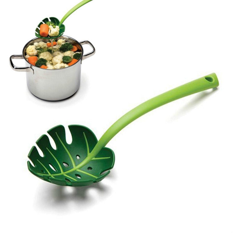 Green Leaf Colander Noodle Spoon Colander