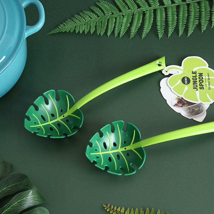 Green Leaf Colander Noodle Spoon Colander