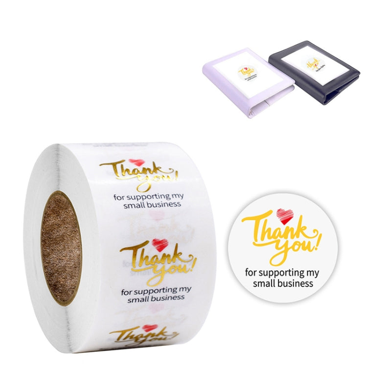 Transparent Hot Stamping Thank You Sticker Wedding Gift Decoration Label Envelope Seal Sticker