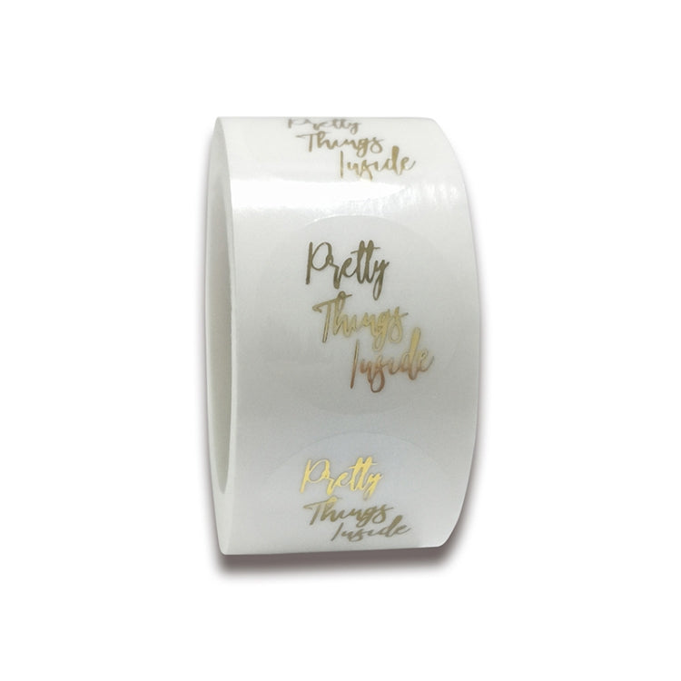 3 PCS Bronzing Sticker Sealing Sticker Gift Baking Decoration Label