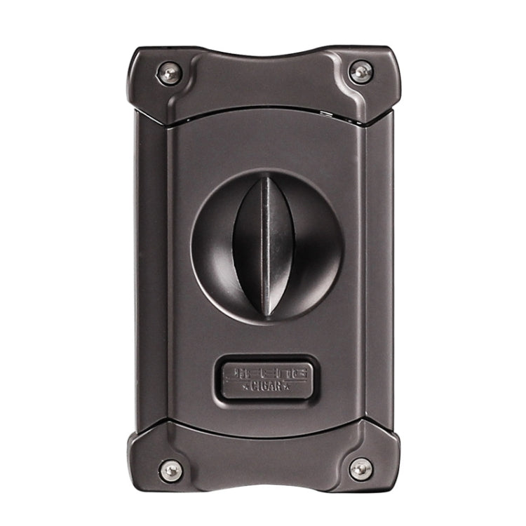 JIFENG 3 In 1 V Cigar Scissors Cigar Holder Cigar Cutter With Cigar Puncher