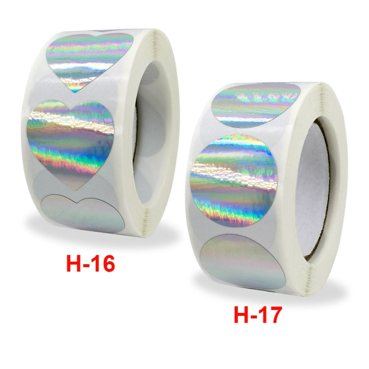 3 PCS Laser Silver Rainbow Holiday Thank You Label Commercial Decoration Handmade Stickers