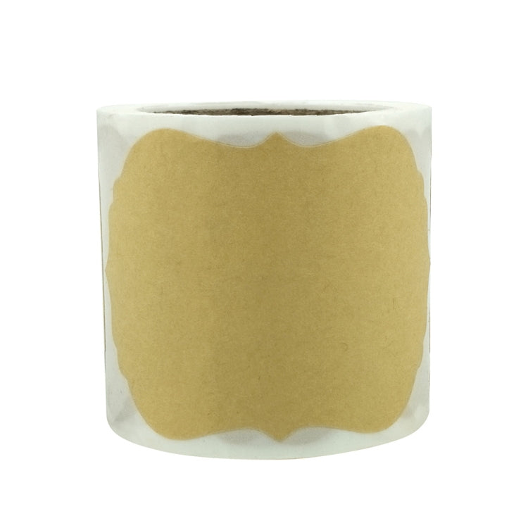 3 PCS Natural Kraft Paper Christmas Label Gift Decoration Stickers