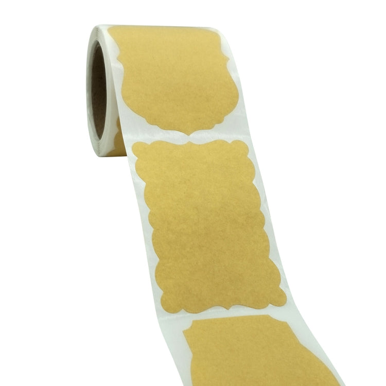 3 PCS Natural Kraft Paper Christmas Label Gift Decoration Stickers