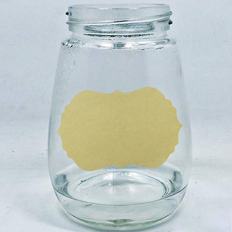 3 PCS Natural Kraft Paper Christmas Label Gift Decoration Stickers