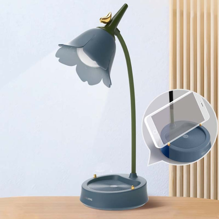 GIVELONG Forest Bird LED Touch Usb Table Lamp With Mobile Phone Holder Bedroom Bedside Night Light