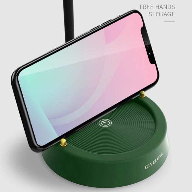 GIVELONG Forest Bird LED Touch Usb Table Lamp With Mobile Phone Holder Bedroom Bedside Night Light