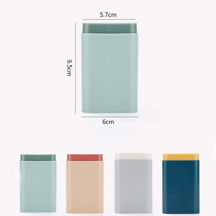 3 PCS Portable Sealed Pill Storage Box Divided Into Compartments Portable Mini Pill Box