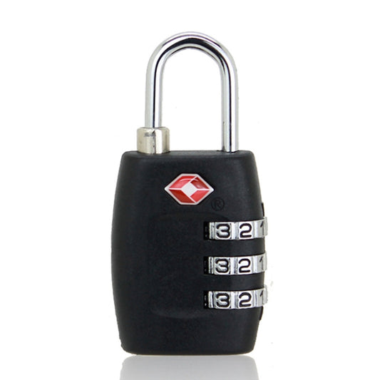 Customs Luggage Lock Overseas Travel Luggage Zipper Lock Plastic TSA Code Lock
