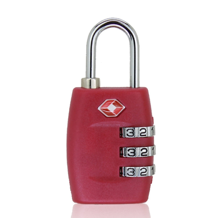 Customs Luggage Lock Overseas Travel Luggage Zipper Lock Plastic TSA Code Lock