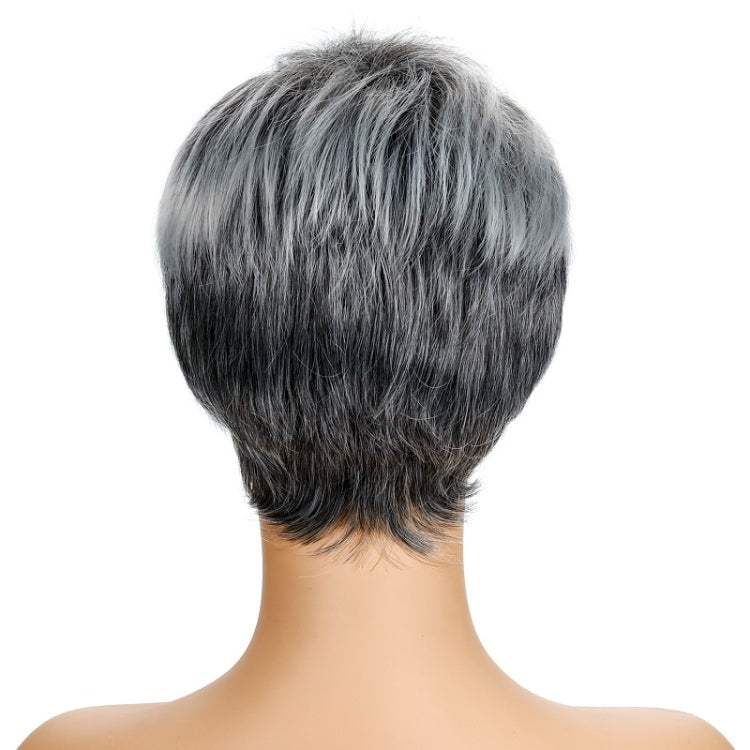 Ladies Fashion Realistic Wig Short Curly Hair Headgear