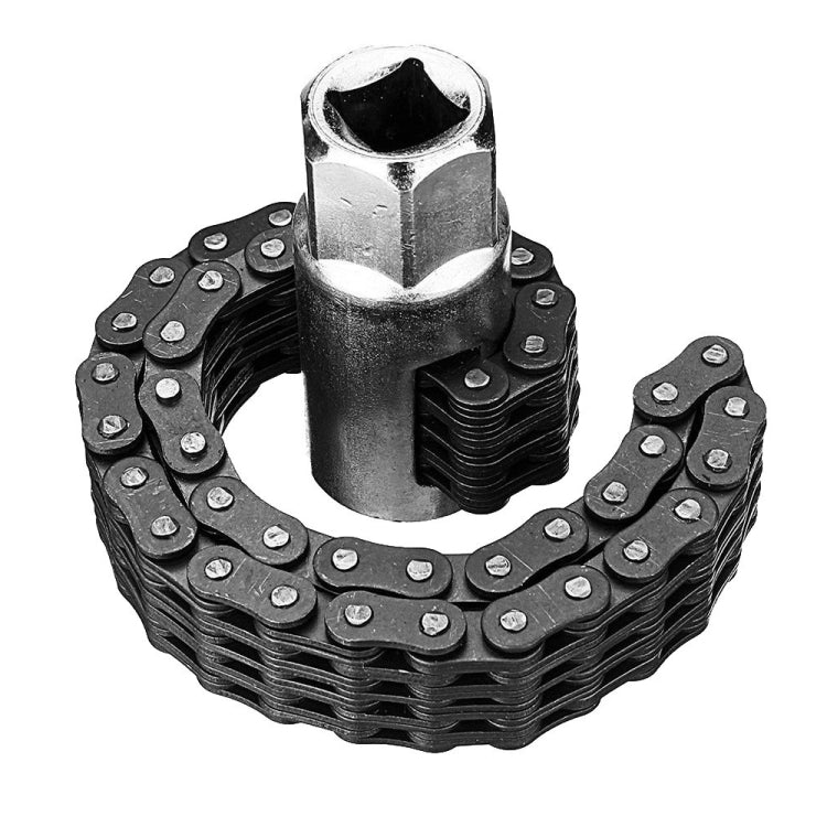 Oil Filter Chain Wrench Spanner Remover Adjustable Auto Repair Tool