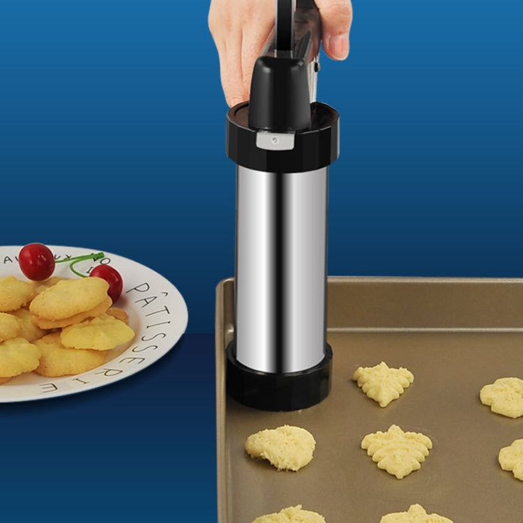 Multi-Function Stainless Steel Piping Gun Set Cookie Biscuits Hand Pressing Biscuit Machine Household DIY Baking Tools