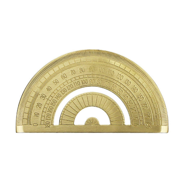 Brass Retro Drawing Ruler Measuring Tools