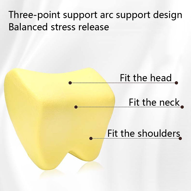 Car Headrest Pillow Neck Pillow Car Memory Foam Cervical Pillow Interior Supplies