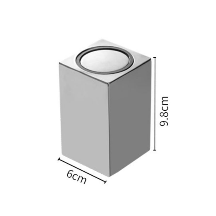 Push-Type Stainless Steel Toothpick Holder Portable Automatic Pop-Up Toothpick Storage Box