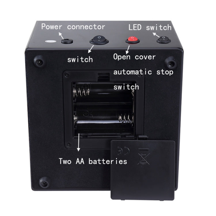 Electric Motor Rotating Watch Box Automatic Mechanical Watch Shaker, US / EU / UK Plug