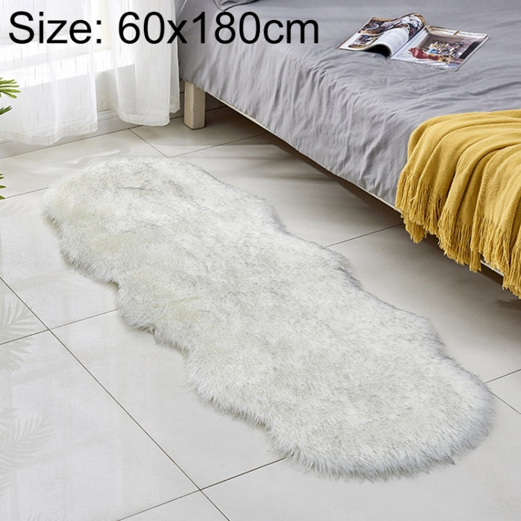 Faux Wool Leather Sofa Carpet Floor Mats Fleece Cushions Bay Window Mats