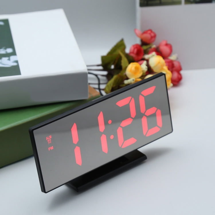 Multi-function Large Screen Electronic Clock Mute LED Mirror Alarm Clock