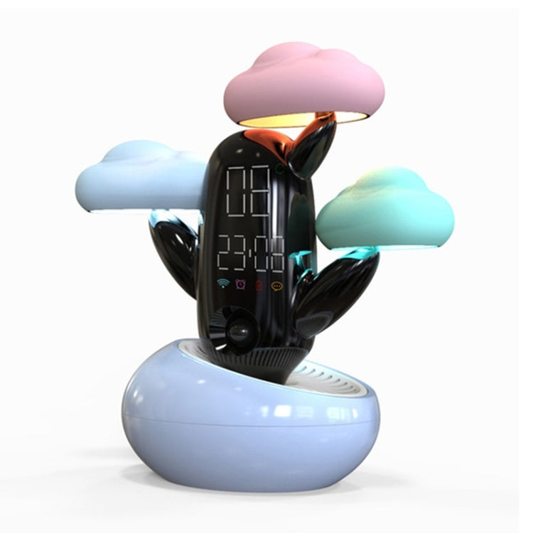 Cloud Weather Time Light Multifunctional Smart Induction Child Wake Up Alarm Clock