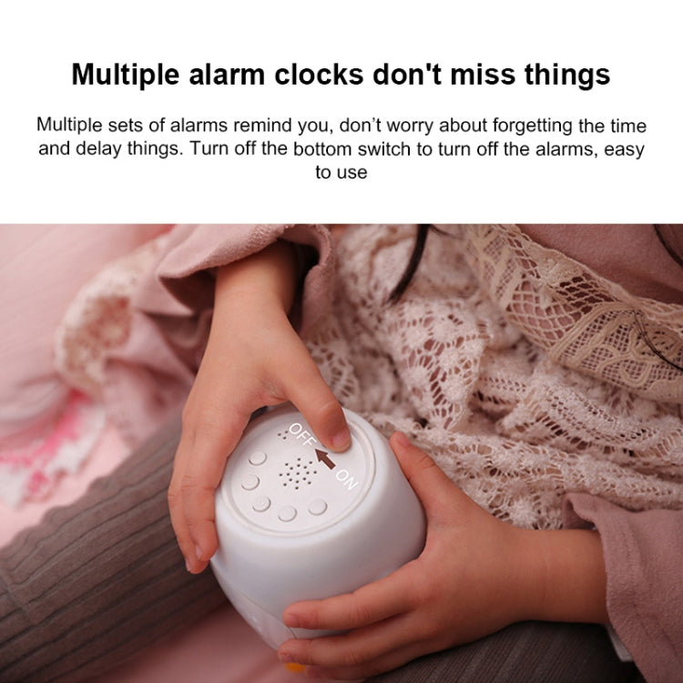 Creative Multifunctional Penguin Silicone Cute Beans Wake Children Sleeping LED Electronic Alarm Clock