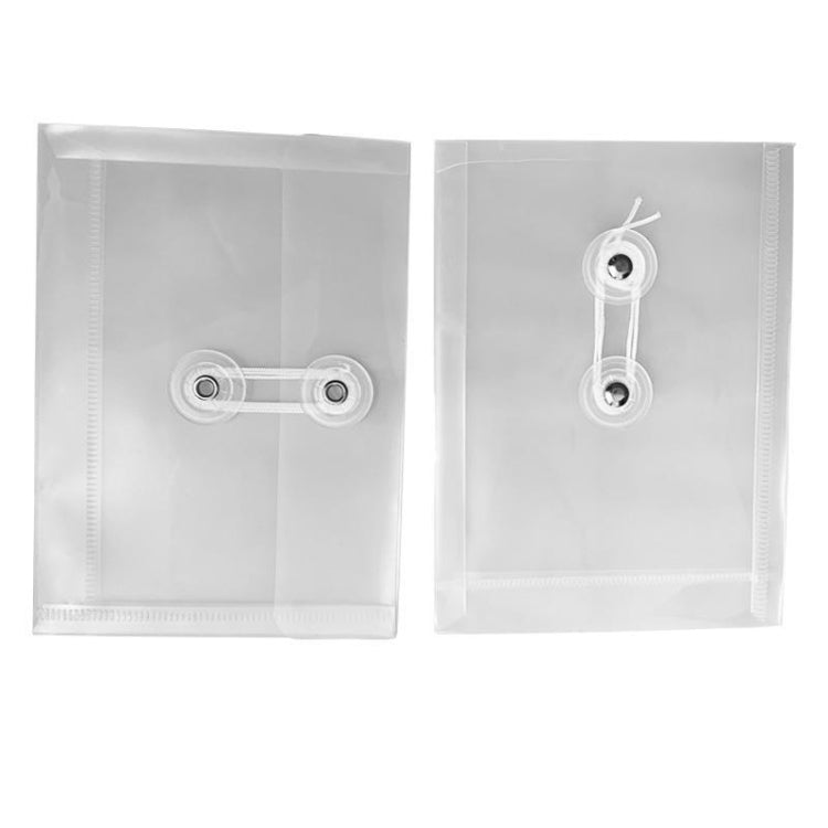 20 PCS A6 Wire-Wound File Bag Transparent Three-Dimensional File Bag Hand Account Mini Storage Bag Waterproof Test Paper Bag