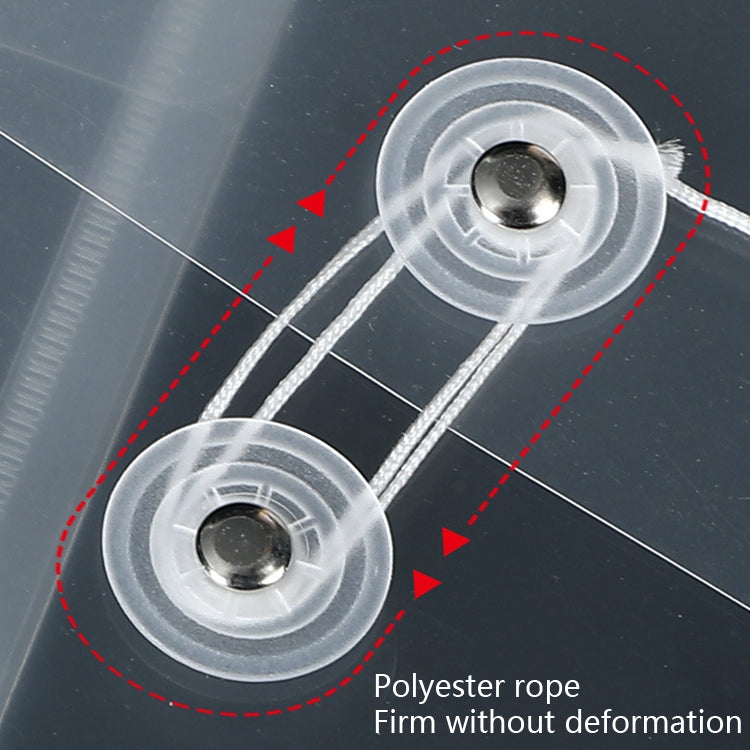 20 PCS A6 Wire-Wound File Bag Transparent Three-Dimensional File Bag Hand Account Mini Storage Bag Waterproof Test Paper Bag