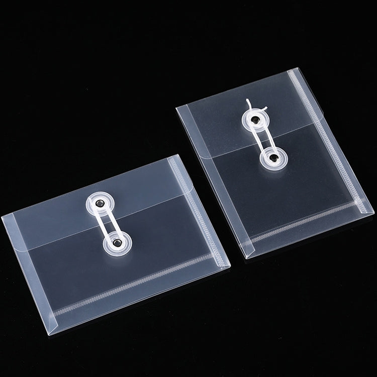 20 PCS A6 Wire-Wound File Bag Transparent Three-Dimensional File Bag Hand Account Mini Storage Bag Waterproof Test Paper Bag