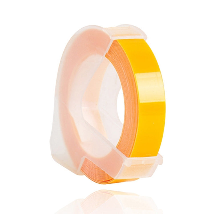 CIDY 9mm 3D Embossed Manual Label Tape, Suitable Label Machine DYMO1610 / Motex1540 Sticker Printer