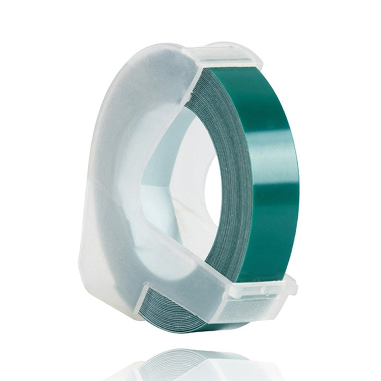 CIDY 9mm 3D Embossed Manual Label Tape, Suitable Label Machine DYMO1610 / Motex1540 Sticker Printer