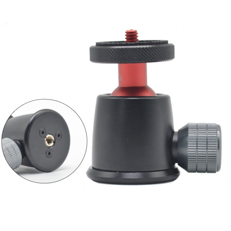 Mini Desktop Aluminum Alloy Tripod Mini Ball Head 360 Degree Pan 90 Degree Tilt Tripod