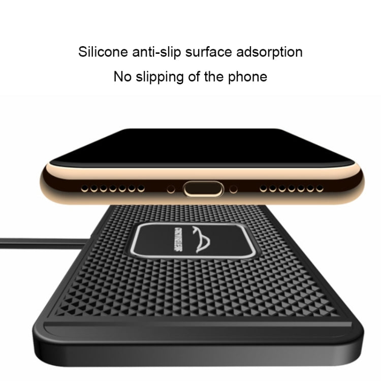 C1 15W TYPEC Interface Car Anti-slip Mat Wireless Charger