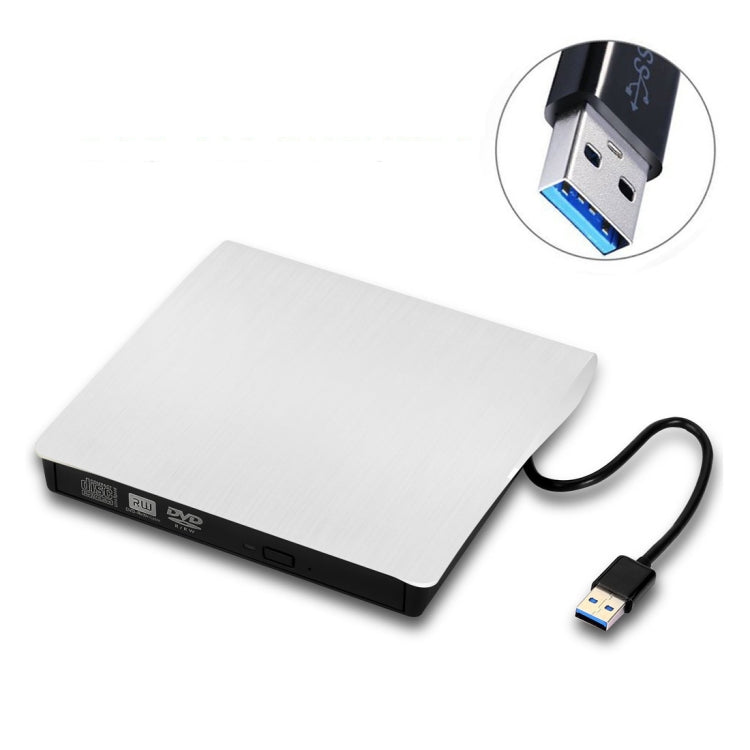 Slim External USB 3.0 DVD RW CD Writer Drive Burner Reader Player For Laptop PC