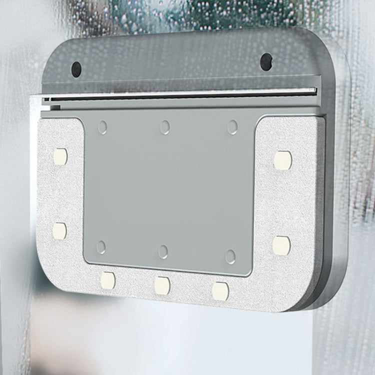 Magnetic Glass Wiper Double-Sided Magnetic Window Wiper High-Level Insulating Glass Cleaner, Specification: Rectangle 3-10mm